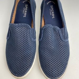 Sperry Top-Sider Cutout Slip On Loafer Memory Foam